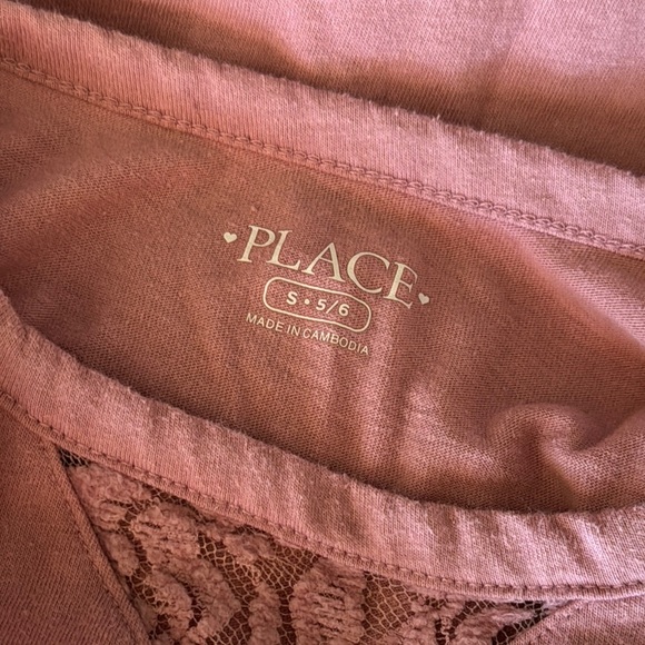 Pink Butterfly Sequin Kids Top - Picture 4 of 6